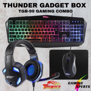 Thunder Key Board + Mouse + Headphones